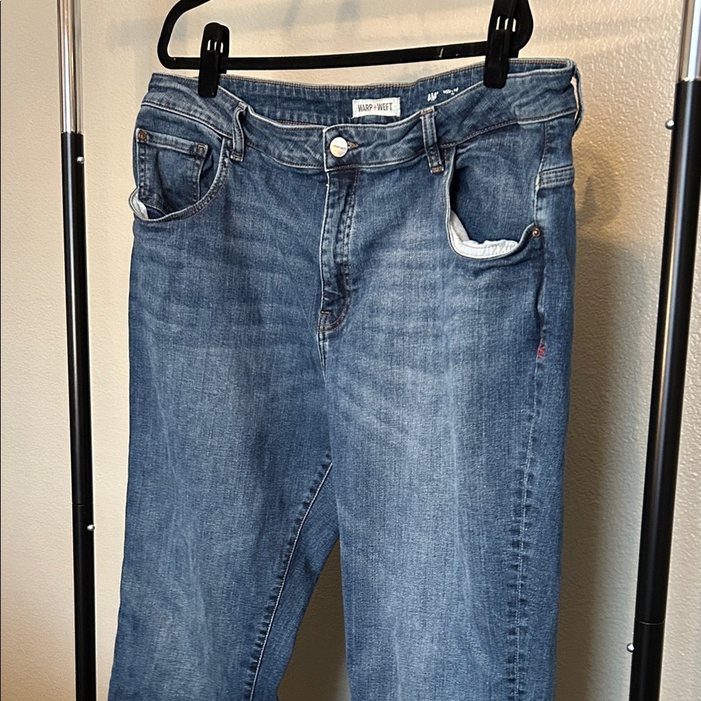 Warp + Weft Men's Slim Blue Jeans